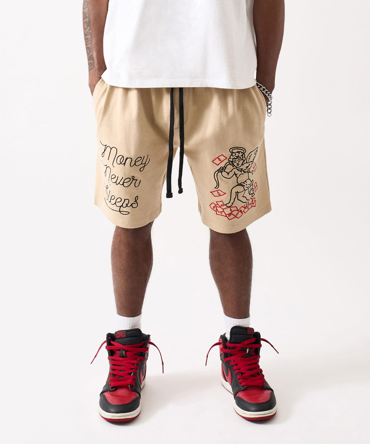 Reason Clothing Quality | Paper Chaser Embroidered Short