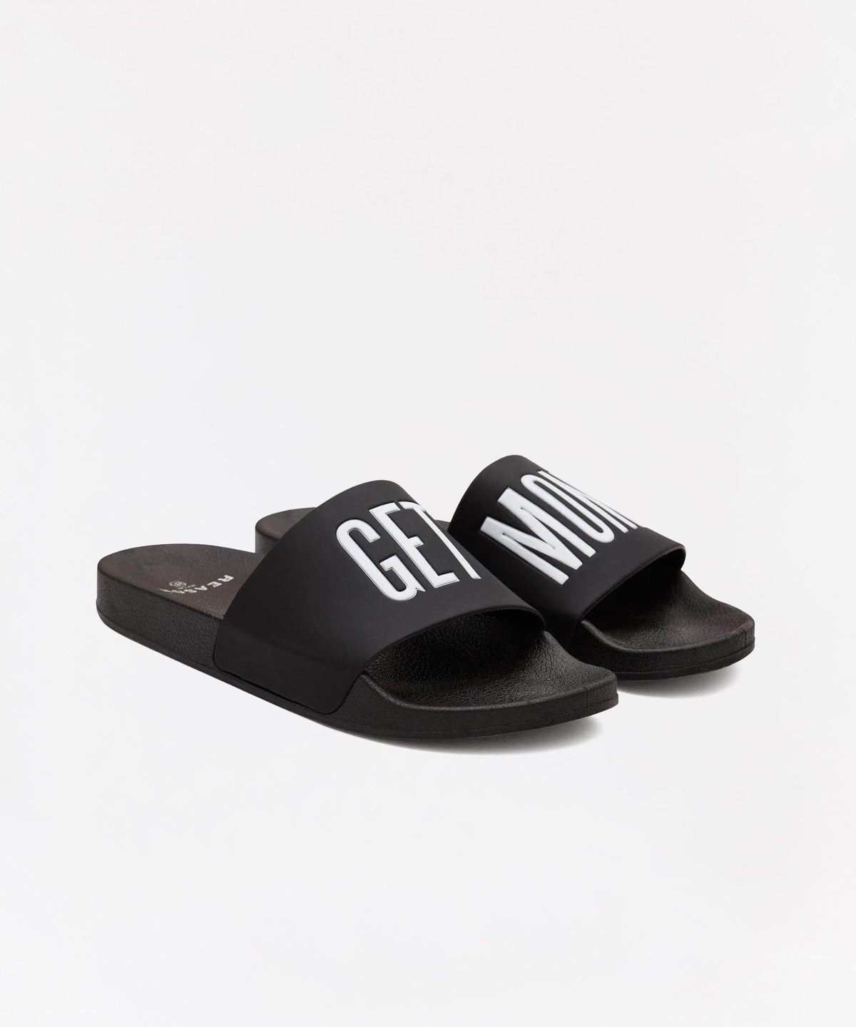 Reason Clothing Premium | Get Money Black And White Logo Slides