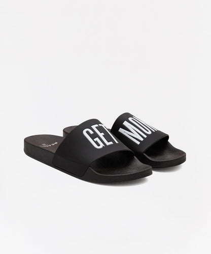 Reason Clothing Premium | Get Money Black And White Logo Slides