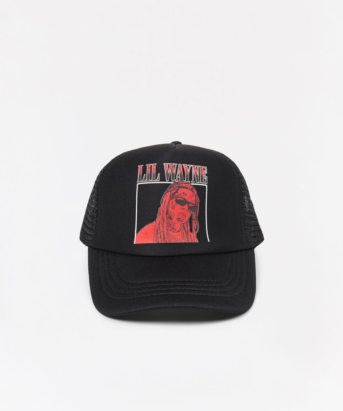 Reason Clothing Popular | Lil Wayne Trucker Graphic Hat - Black