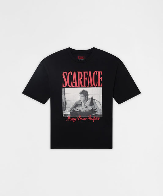 Reason Clothing New | Scarface Money Power Respect Graphic Tee - Black