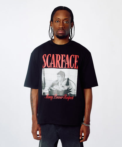 Reason Clothing New | Scarface Money Power Respect Graphic Tee - Black