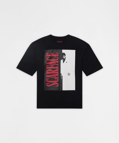 Reason Clothing Special Offer | Scarface Split Graphic Tee - Black