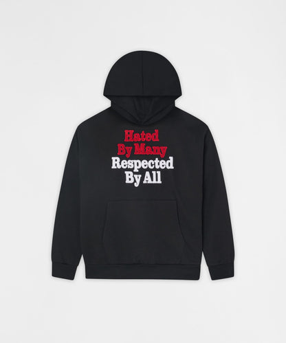 Reason Clothing Deals | Hated By Many Chenille Hoodie - Black