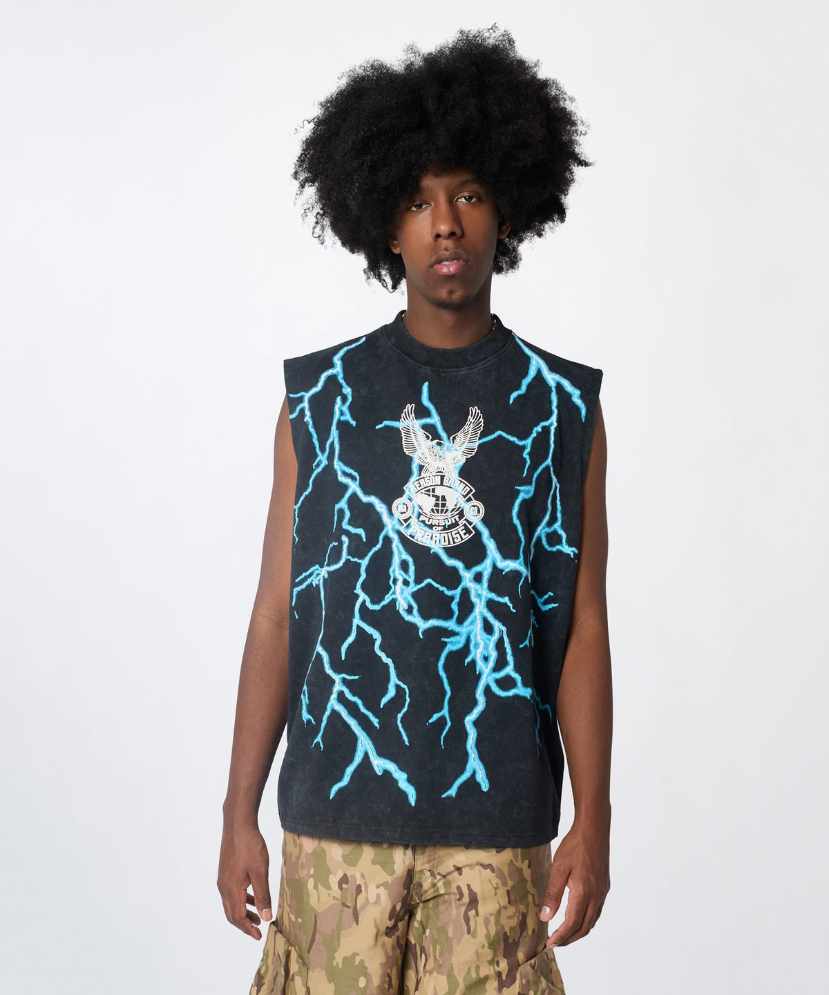 Reason Clothing Smart Buy | Paradise Muscle Tee - Black
