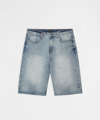 Reason Clothing Hot Sale | Baggy Denim Short - Light Blue