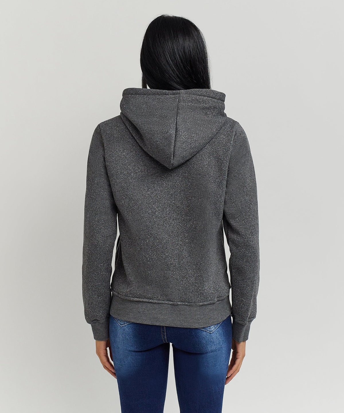 Reason Clothing Smart Buy | Wooster Women's Long Sleeve Hoodie - Grey