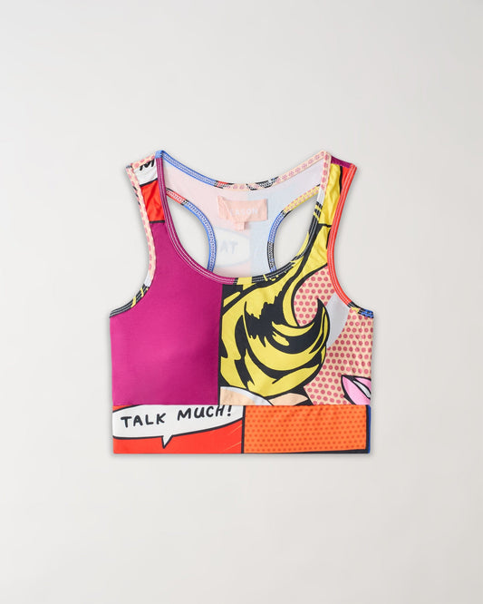 Reason Clothing Premium | Womens Pop Art Sports Bra