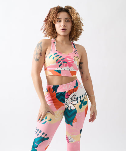 Reason Clothing Smart Buy | Wild Women's Sports Bra - Multicolor
