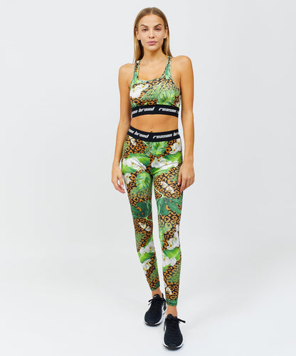 Reason Clothing Trusted | Jungle Hunt Women's Sports Bra - Multicolor