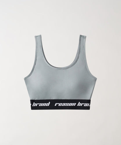 Reason Clothing Best Price | Cara Women's Sports Bra - Grey