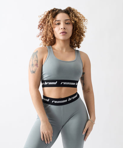 Reason Clothing Best Price | Cara Women's Sports Bra - Grey