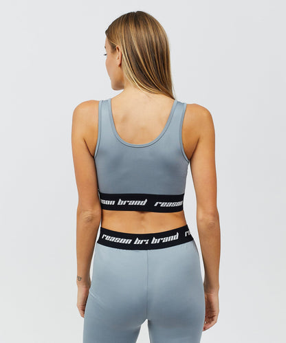 Reason Clothing Best Price | Cara Women's Sports Bra - Grey