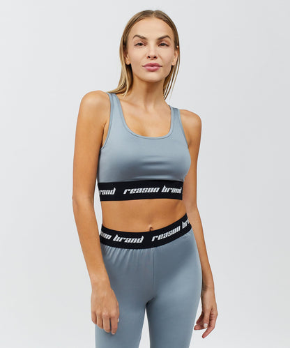 Reason Clothing Best Price | Cara Women's Sports Bra - Grey