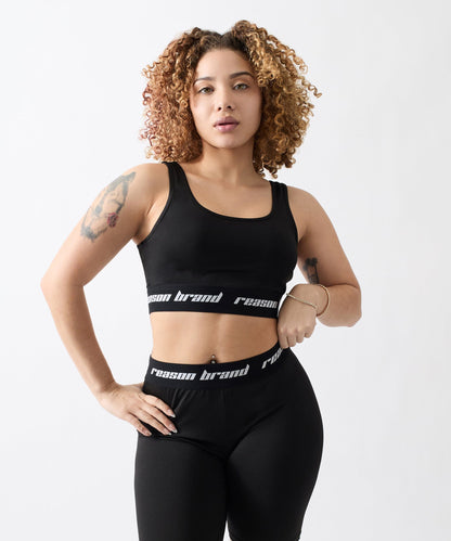Reason Clothing Trending | Cara Women's Sports Bra - Black