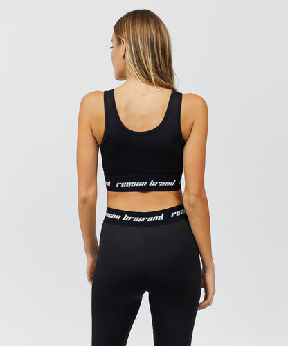 Reason Clothing Trending | Cara Women's Sports Bra - Black