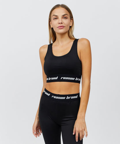 Reason Clothing Trending | Cara Women's Sports Bra - Black