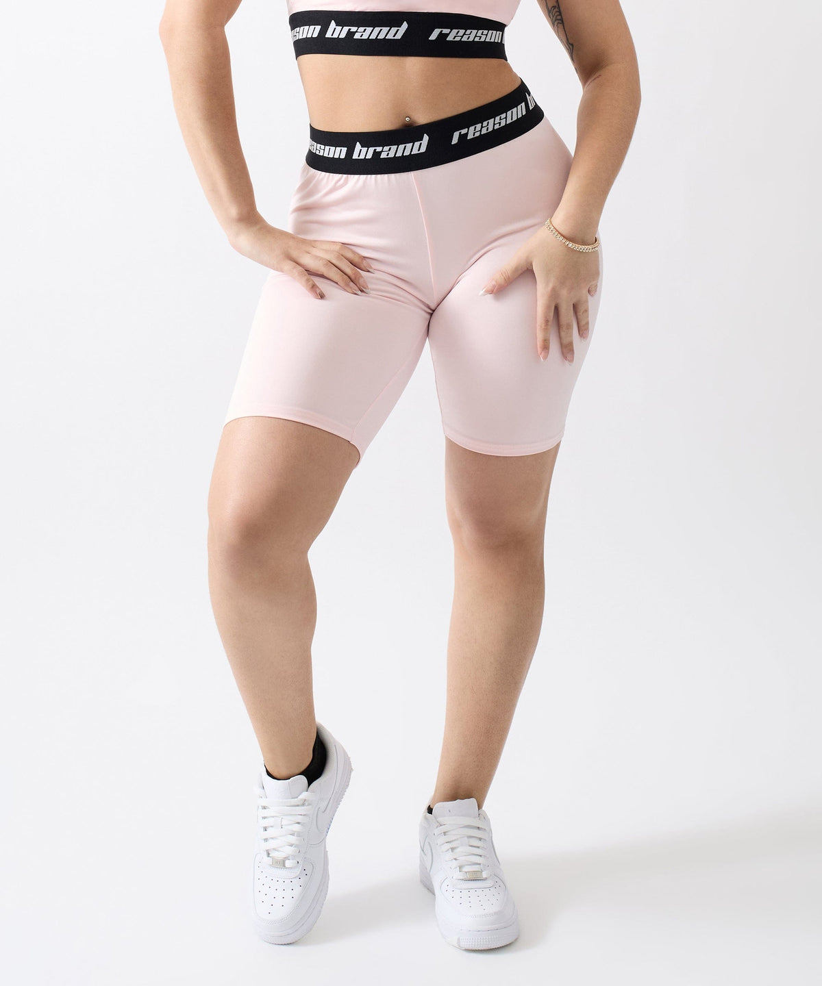 Reason Clothing Trusted | Cara Women's Biker Shorts - Pink