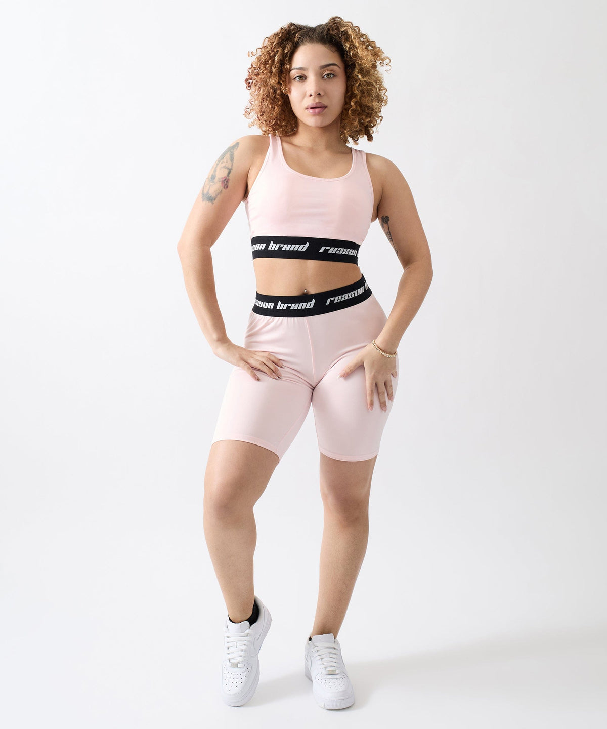 Reason Clothing Trusted | Cara Women's Biker Shorts - Pink