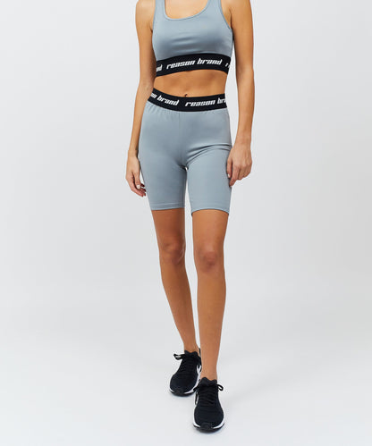 Reason Clothing Trusted | Cara Women's Biker Shorts - Grey