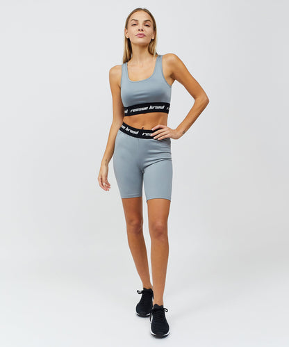 Reason Clothing Trusted | Cara Women's Biker Shorts - Grey