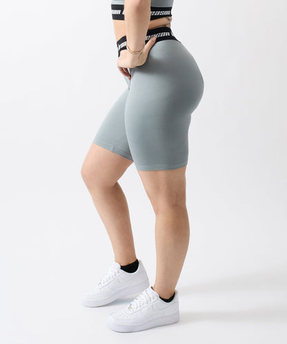 Reason Clothing Trusted | Cara Women's Biker Shorts - Grey