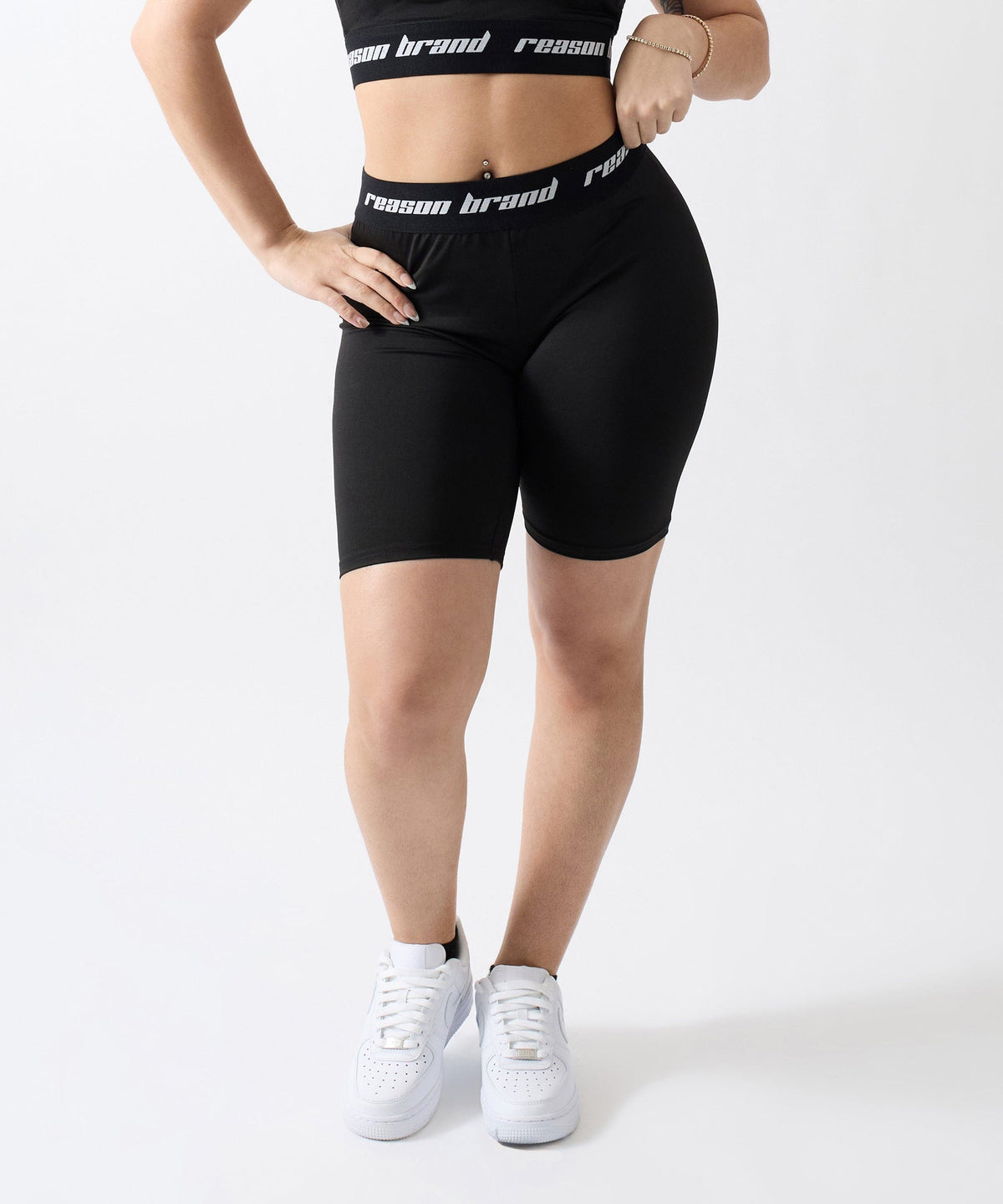 Reason Clothing Great Value | Cara Women's Biker Shorts - Black