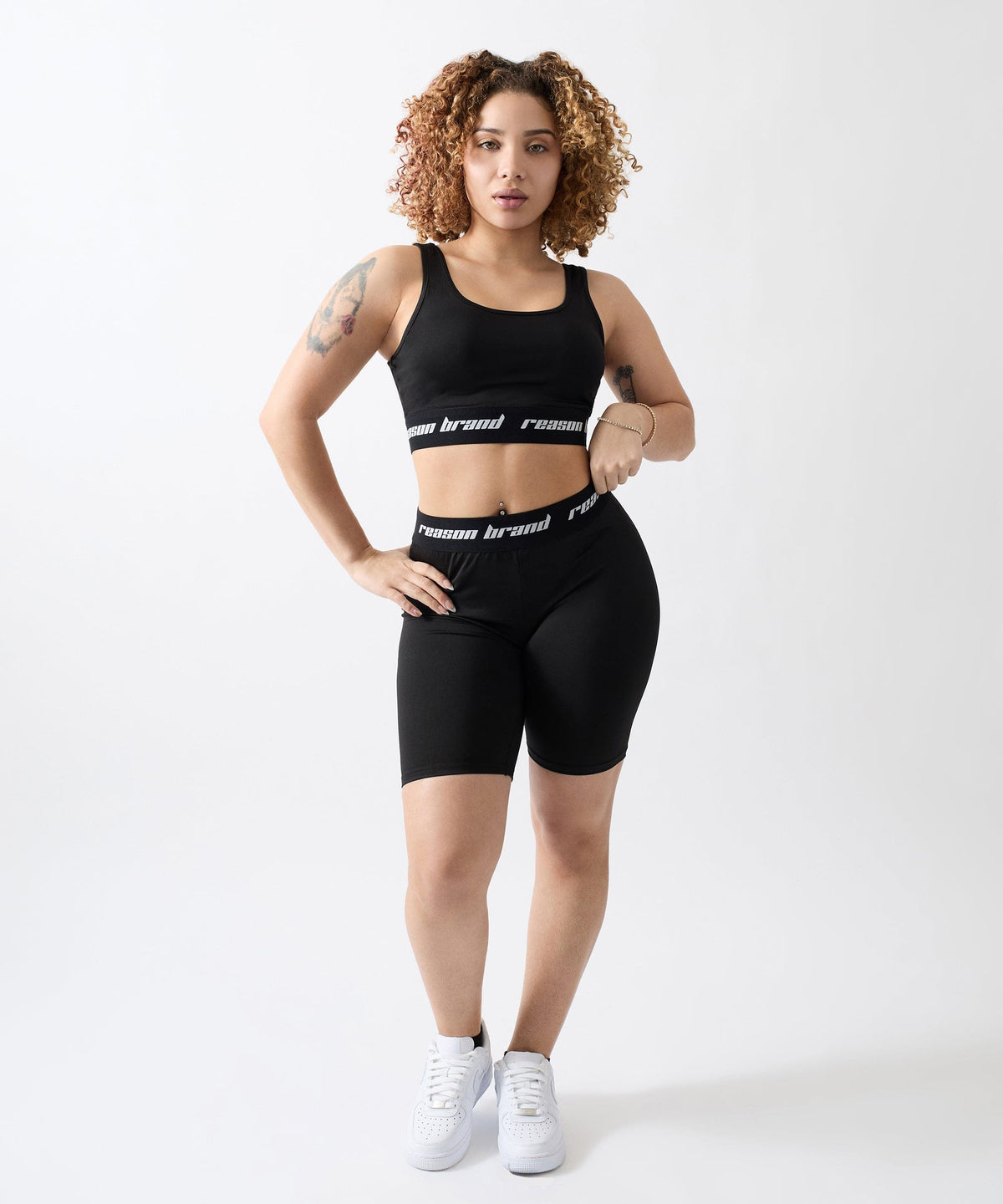Reason Clothing Great Value | Cara Women's Biker Shorts - Black