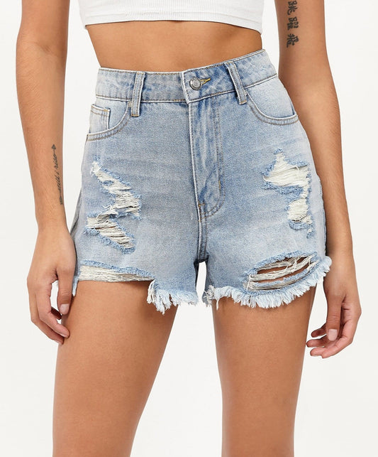 Reason Clothing Hot Sale | Womens Ella Denim Shorts