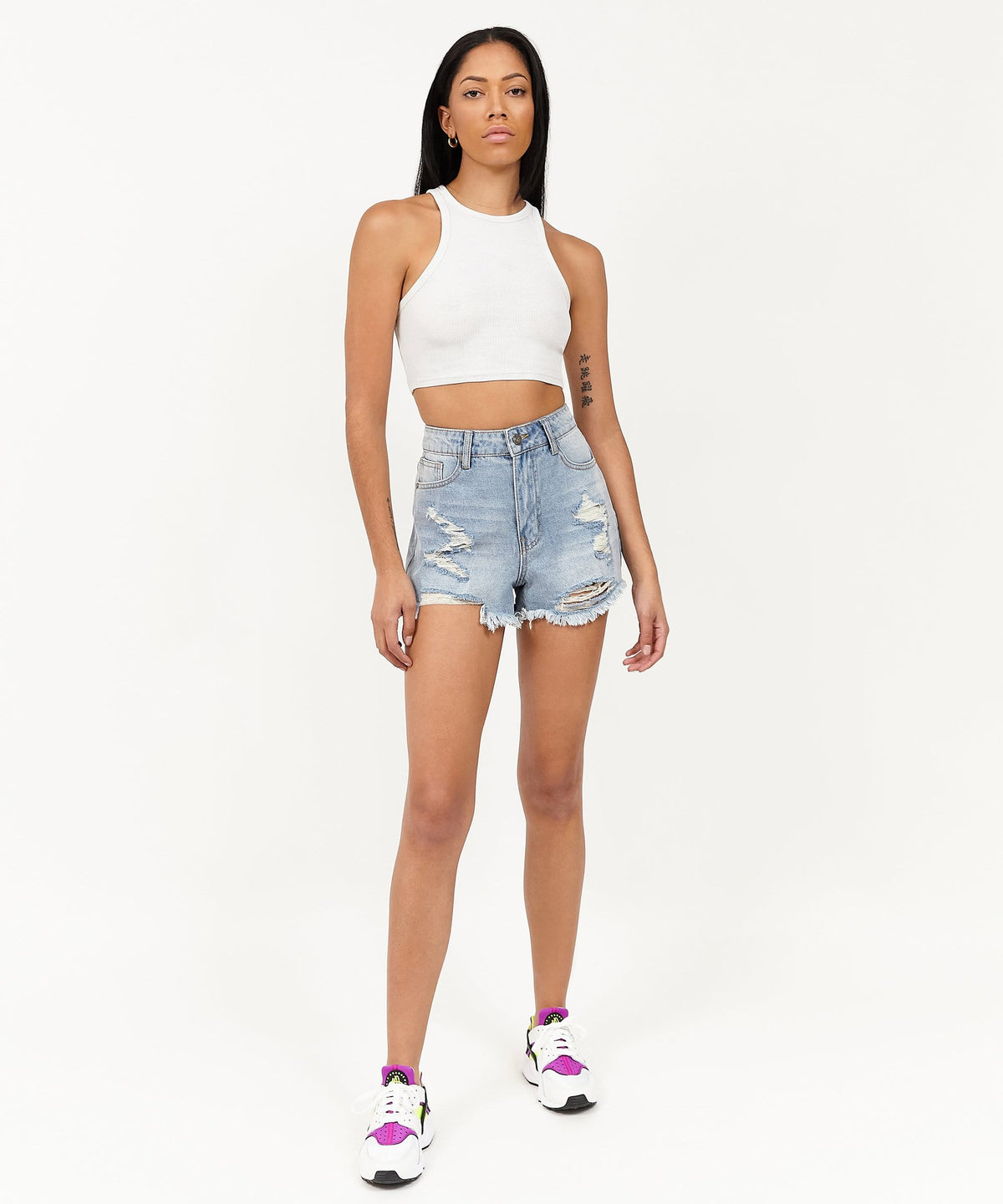 Reason Clothing Hot Sale | Womens Ella Denim Shorts