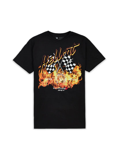 Reason Clothing Essential | Hellcat Flame Kids Tee - Black