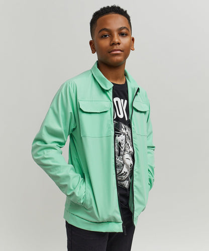 Reason Clothing Special Offer | Scout Kid's Utility Jacket - Sage