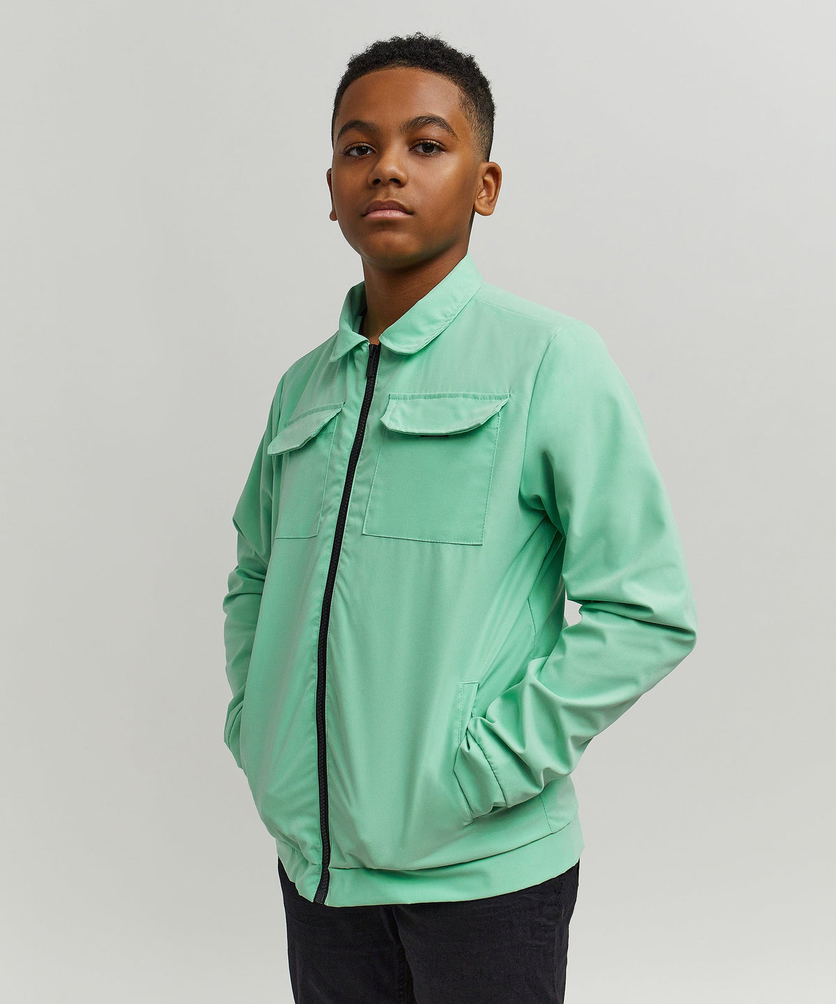 Reason Clothing Special Offer | Scout Kid's Utility Jacket - Sage