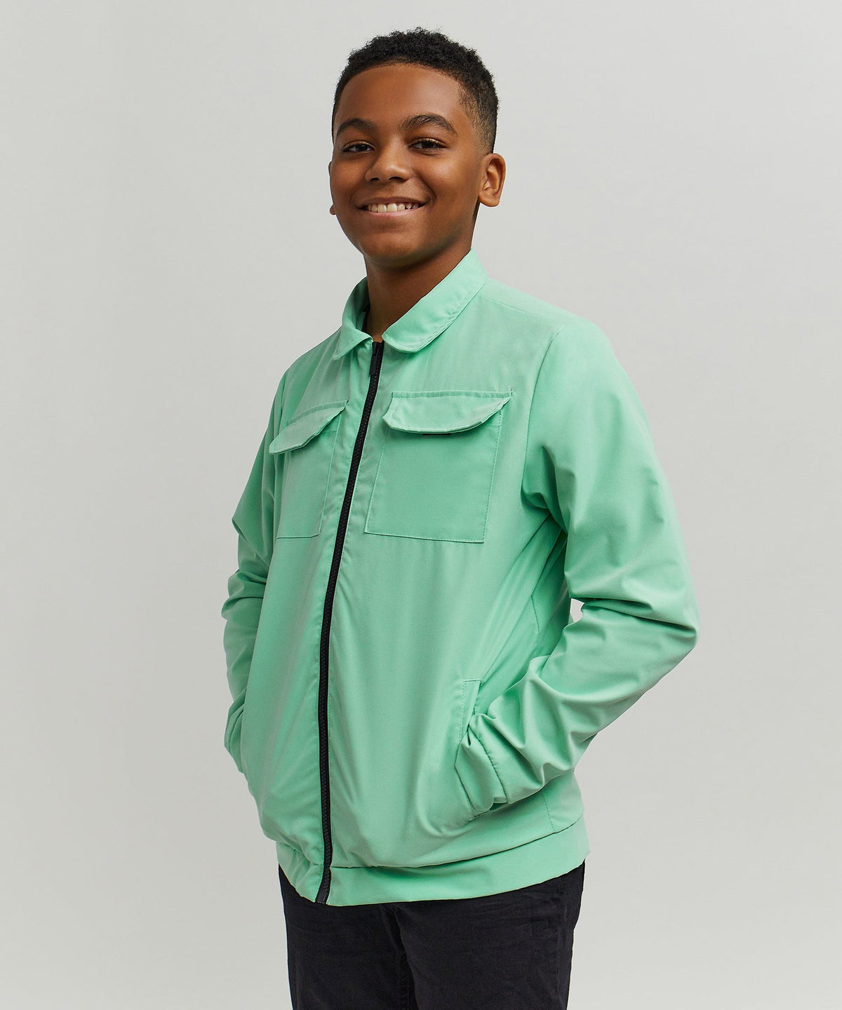 Reason Clothing Special Offer | Scout Kid's Utility Jacket - Sage