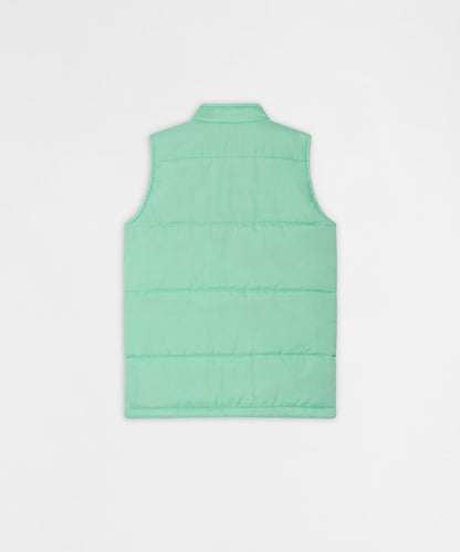 Reason Clothing Essential | Fresh Start Kid's Reversible Puffer Vest - Sage