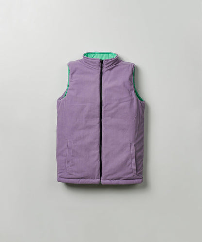 Reason Clothing Essential | Fresh Start Kid's Reversible Puffer Vest - Sage