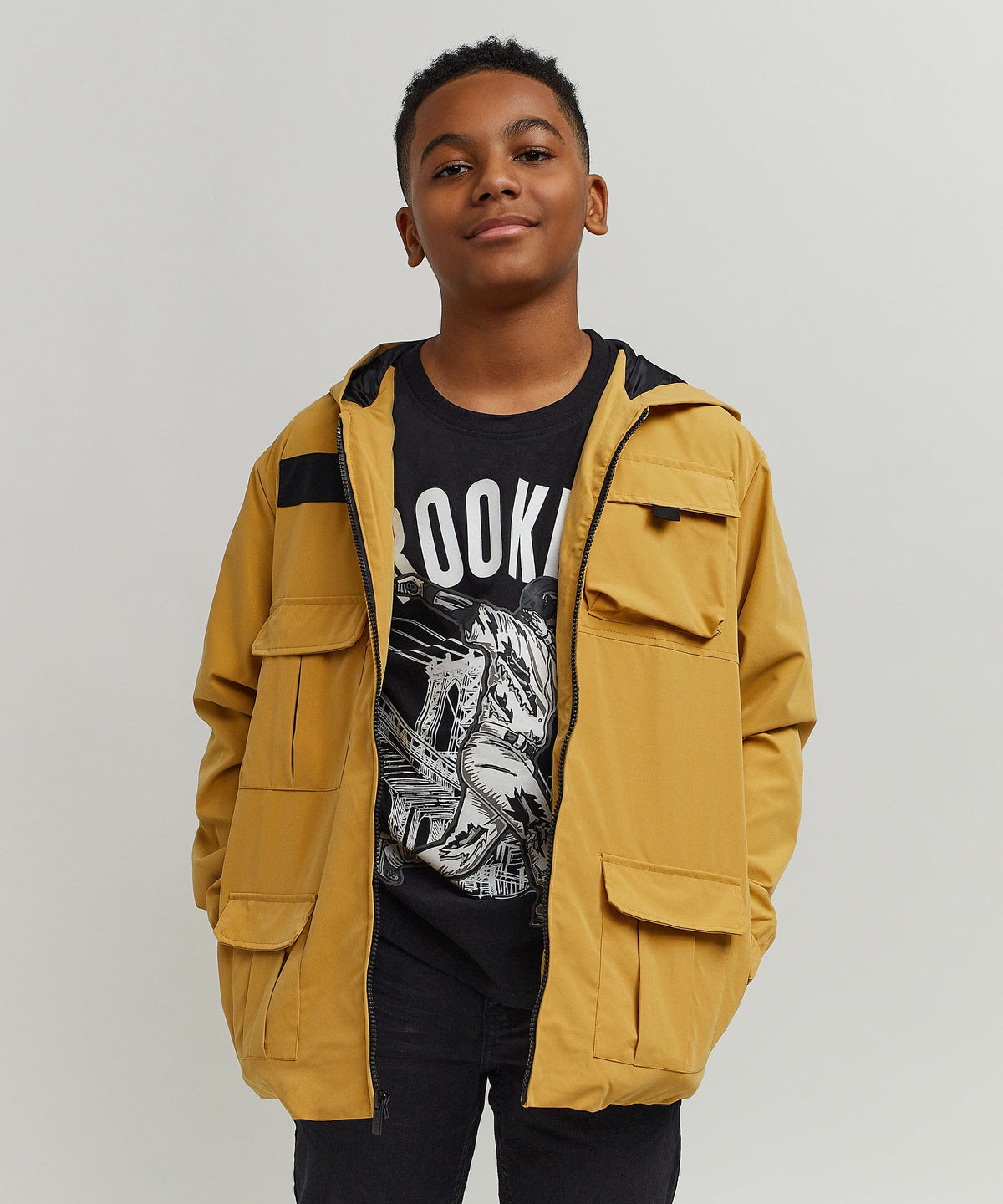 Reason Clothing Signature | Nylon Cargo Jacket
