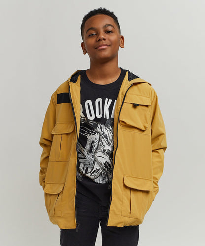 Reason Clothing Signature | Nylon Cargo Jacket