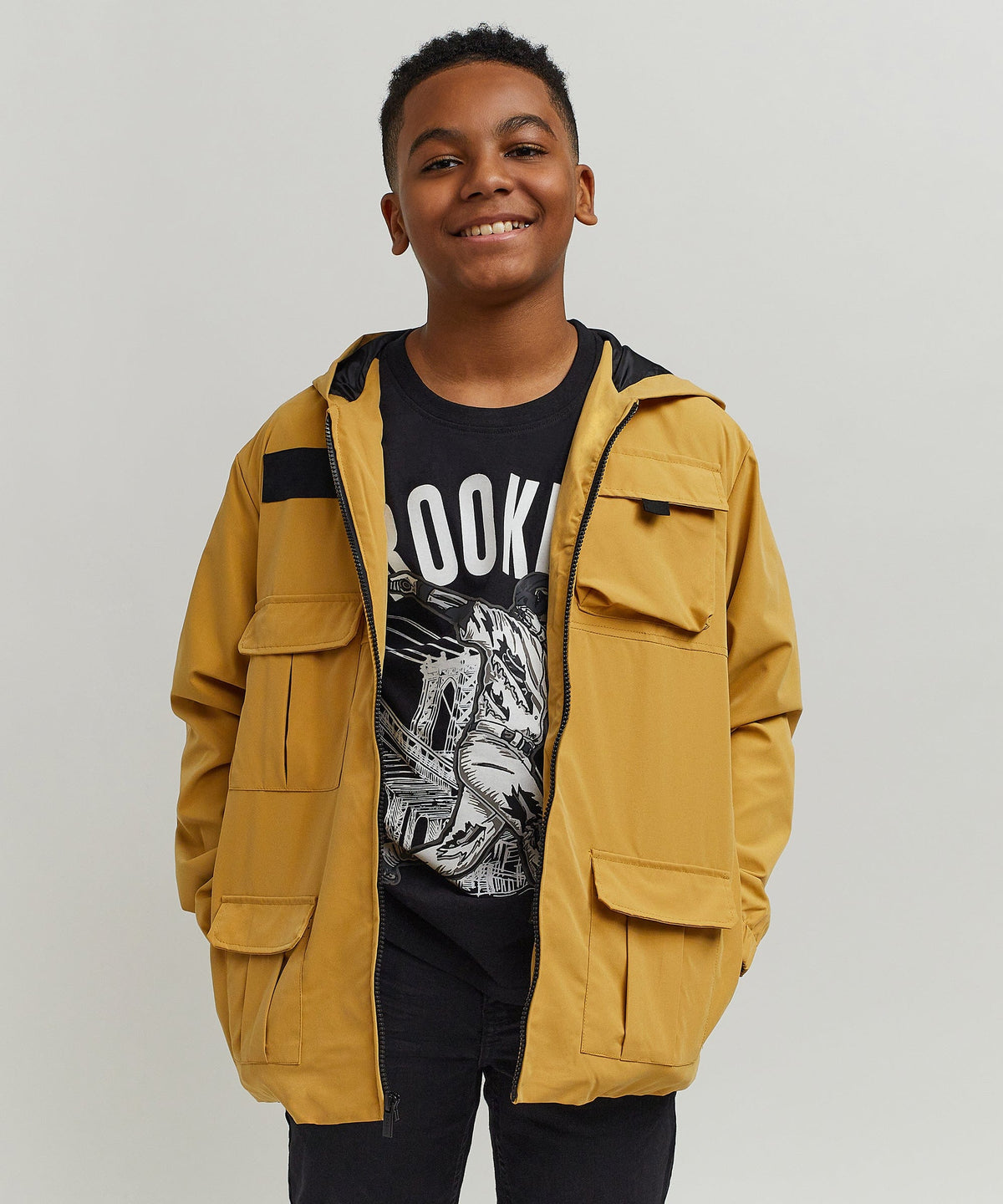 Reason Clothing Signature | Nylon Cargo Jacket