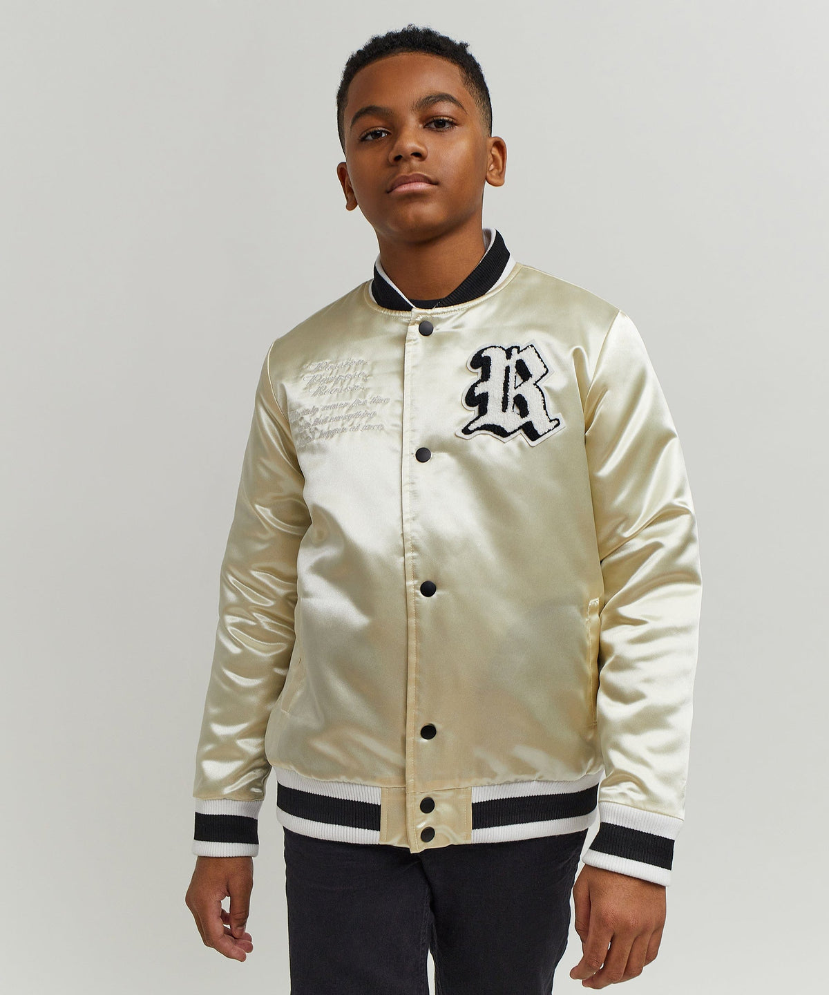 Reason Clothing Discount | Kids Ply Hard Satin Jacket
