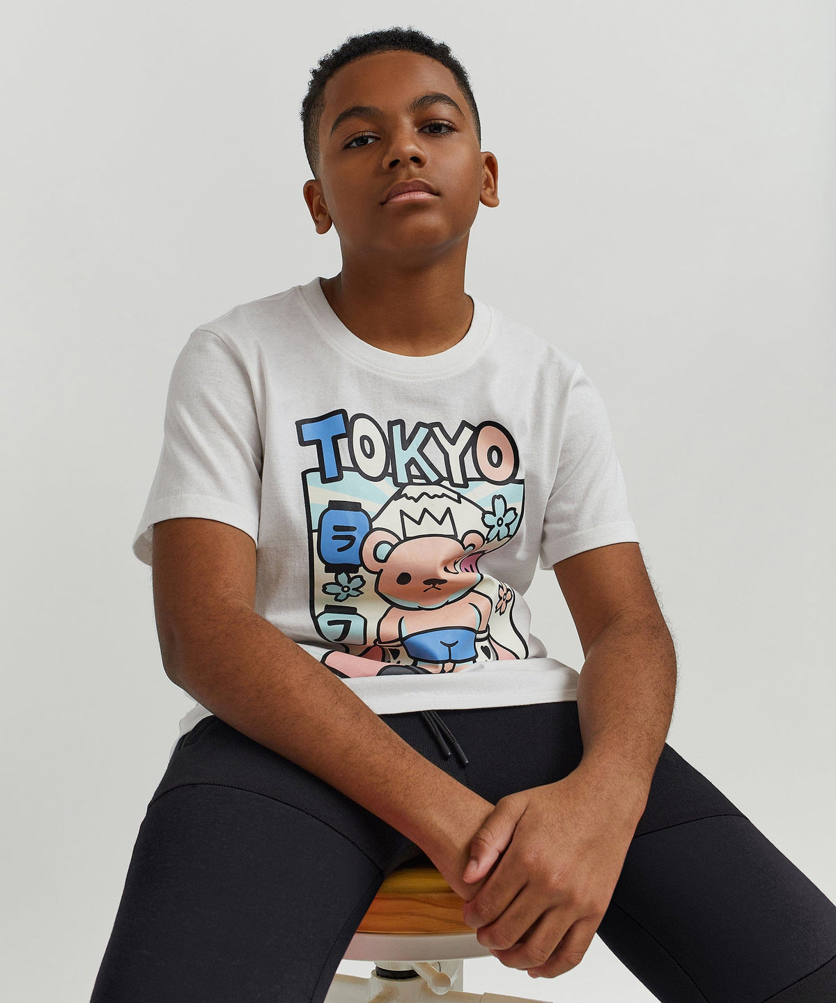 Reason Clothing Featured | Neo Tokyo Kids Tee - White