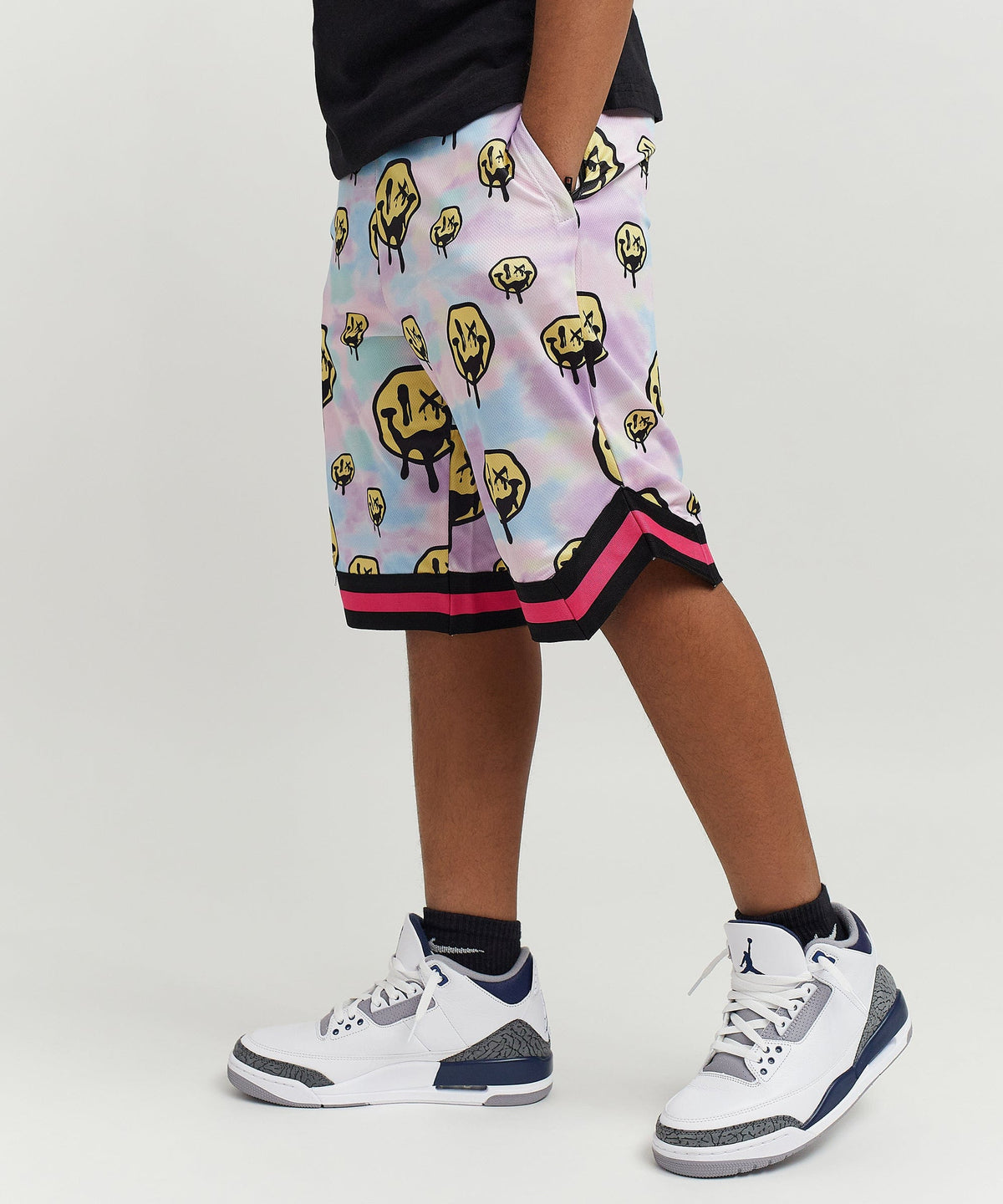 Reason Clothing Popular | Trippy Mesh Kids Shorts