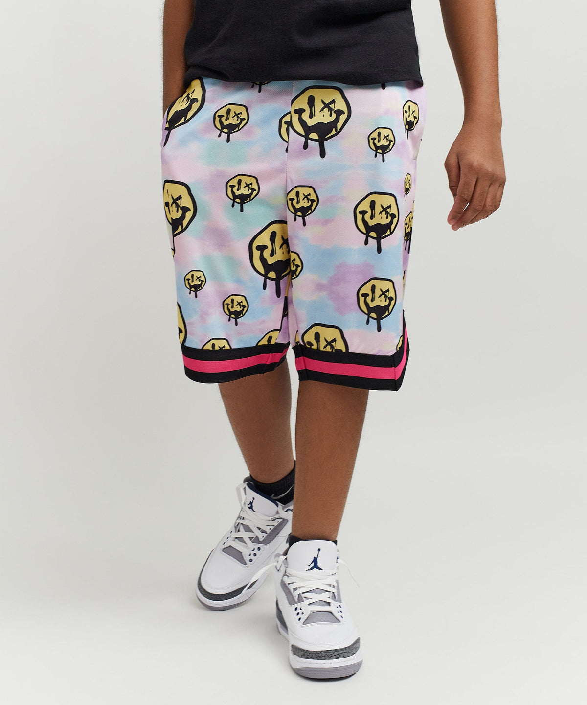 Reason Clothing Popular | Trippy Mesh Kids Shorts