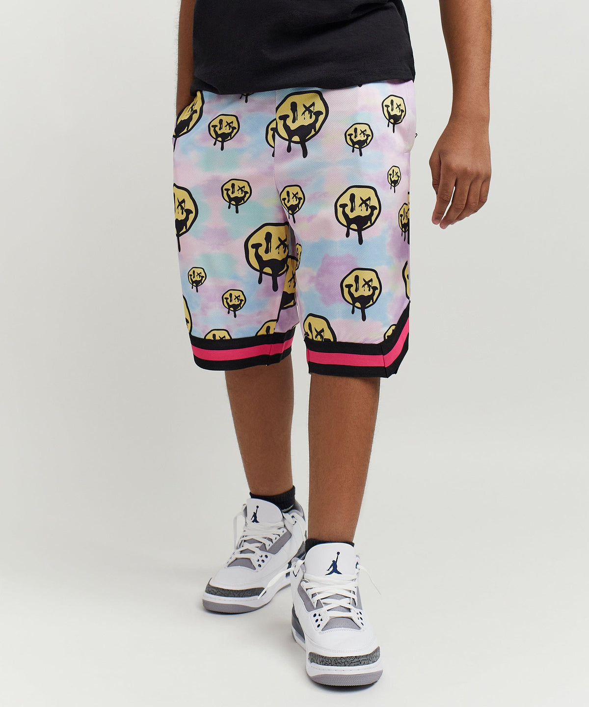 Reason Clothing Popular | Trippy Mesh Kids Shorts