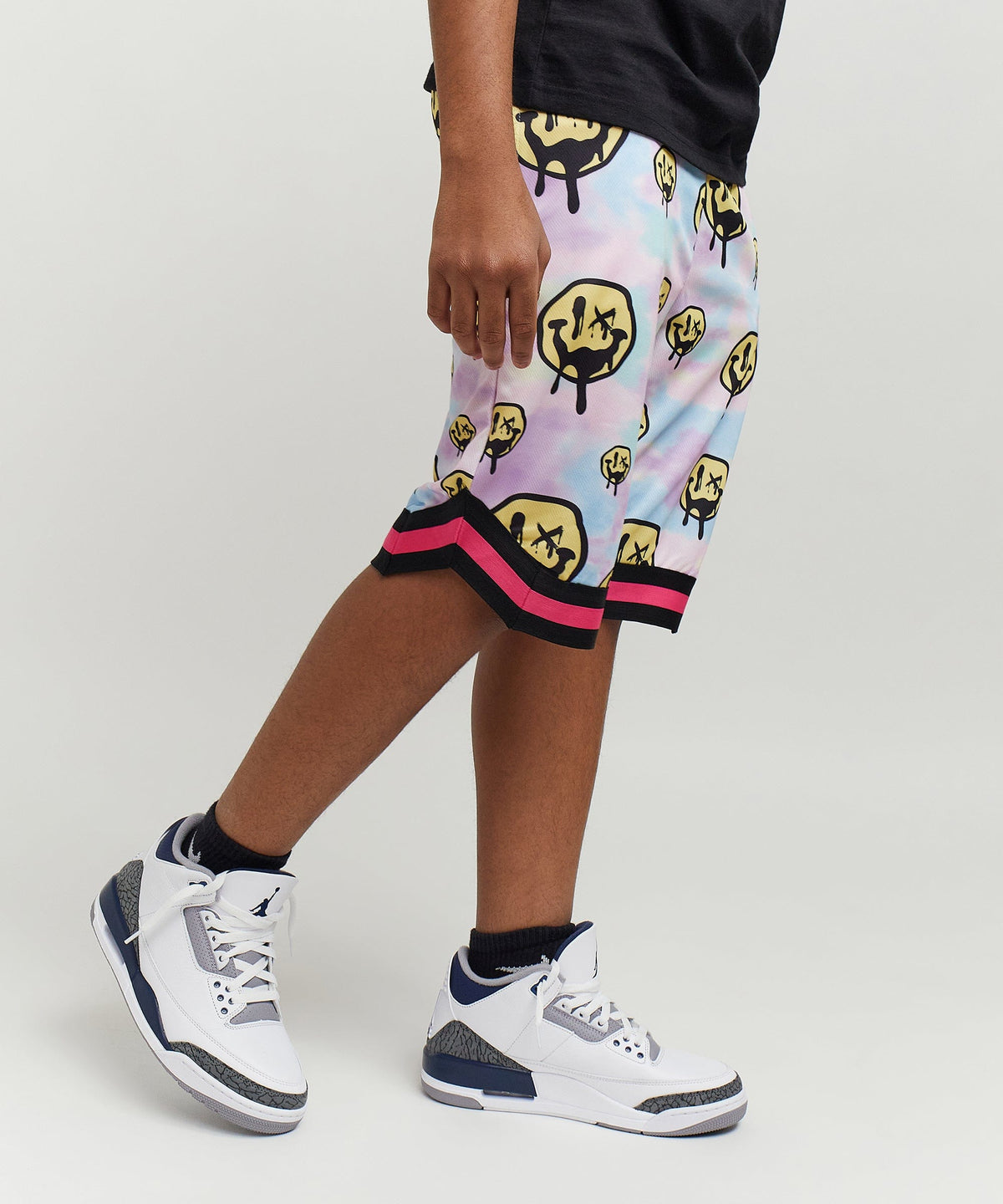 Reason Clothing Popular | Trippy Mesh Kids Shorts