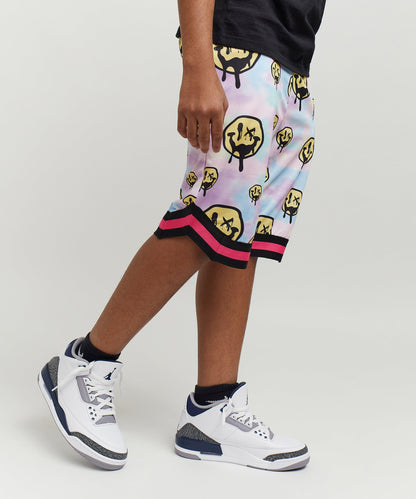 Reason Clothing Popular | Trippy Mesh Kids Shorts