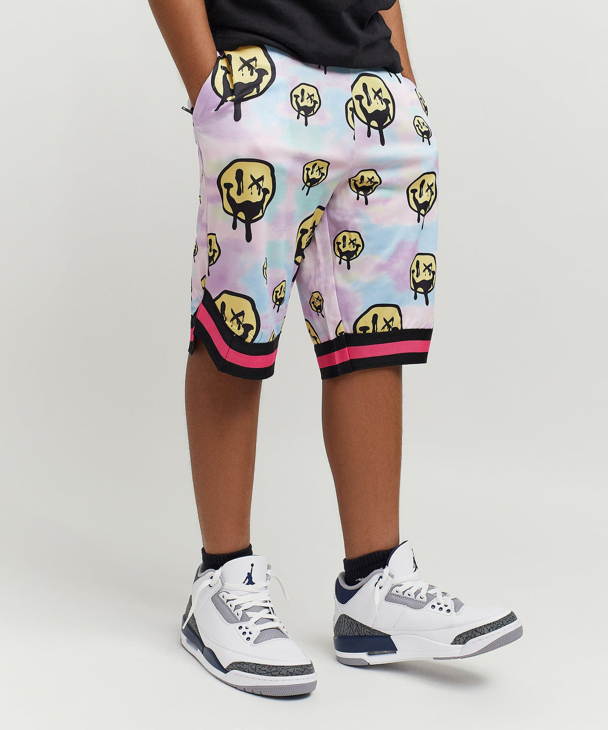 Reason Clothing Popular | Trippy Mesh Kids Shorts