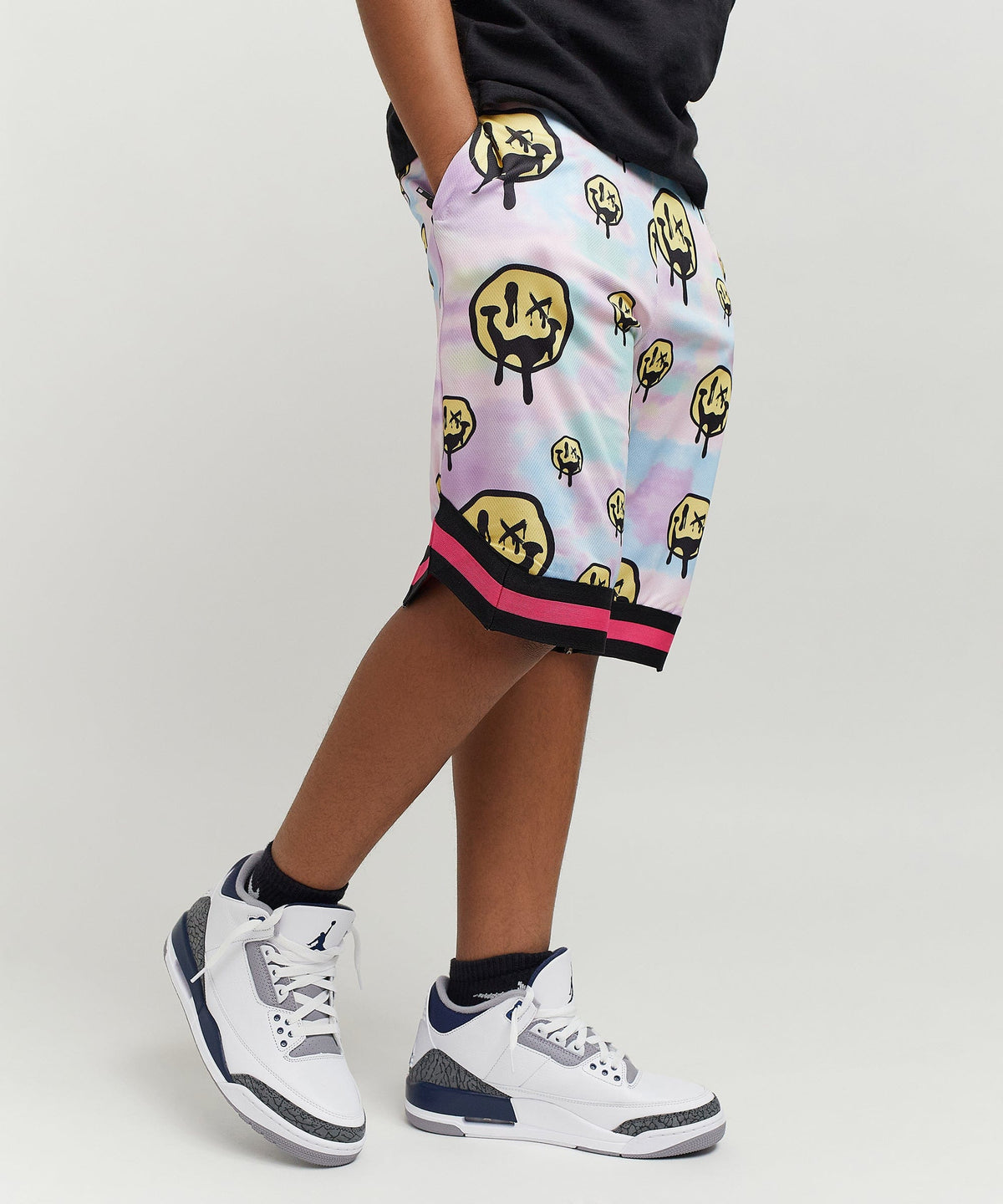 Reason Clothing Popular | Trippy Mesh Kids Shorts