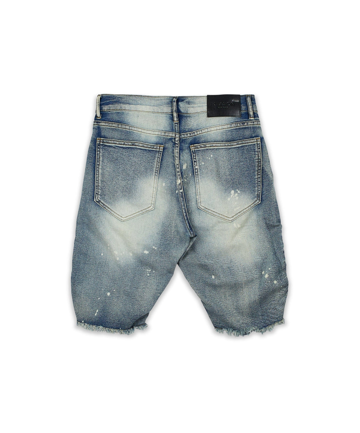 Reason Clothing Classic | Kids Mini Hiram Denim Shorts - Blue