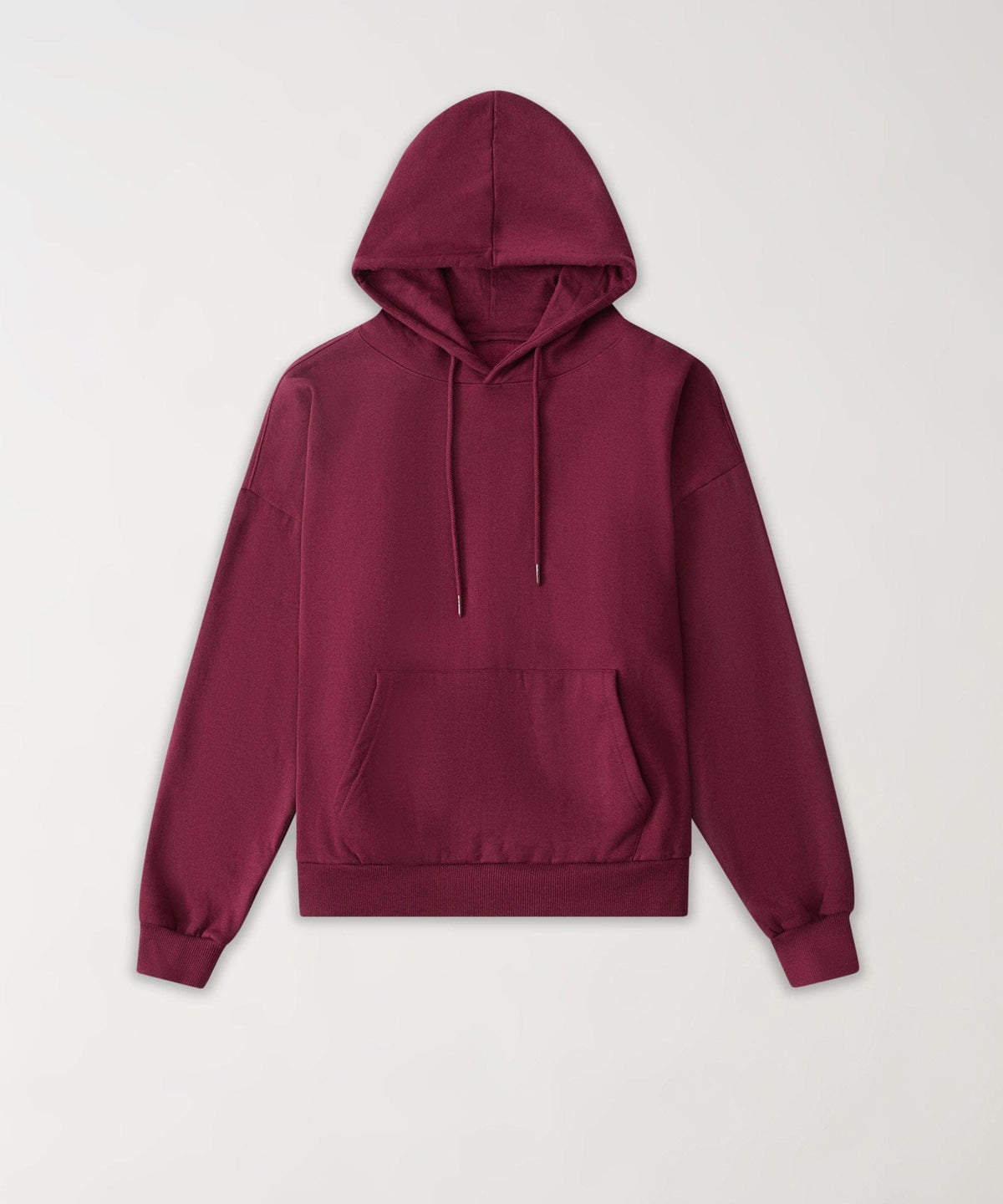 Reason Clothing Signature | Essential Boxy Fit Zip Up Hoodie - Mauve